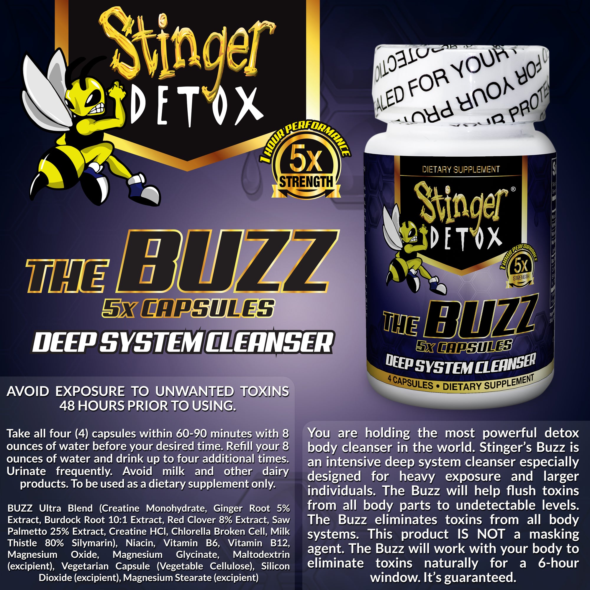 The Buzz 5X Extra Strength Capsules