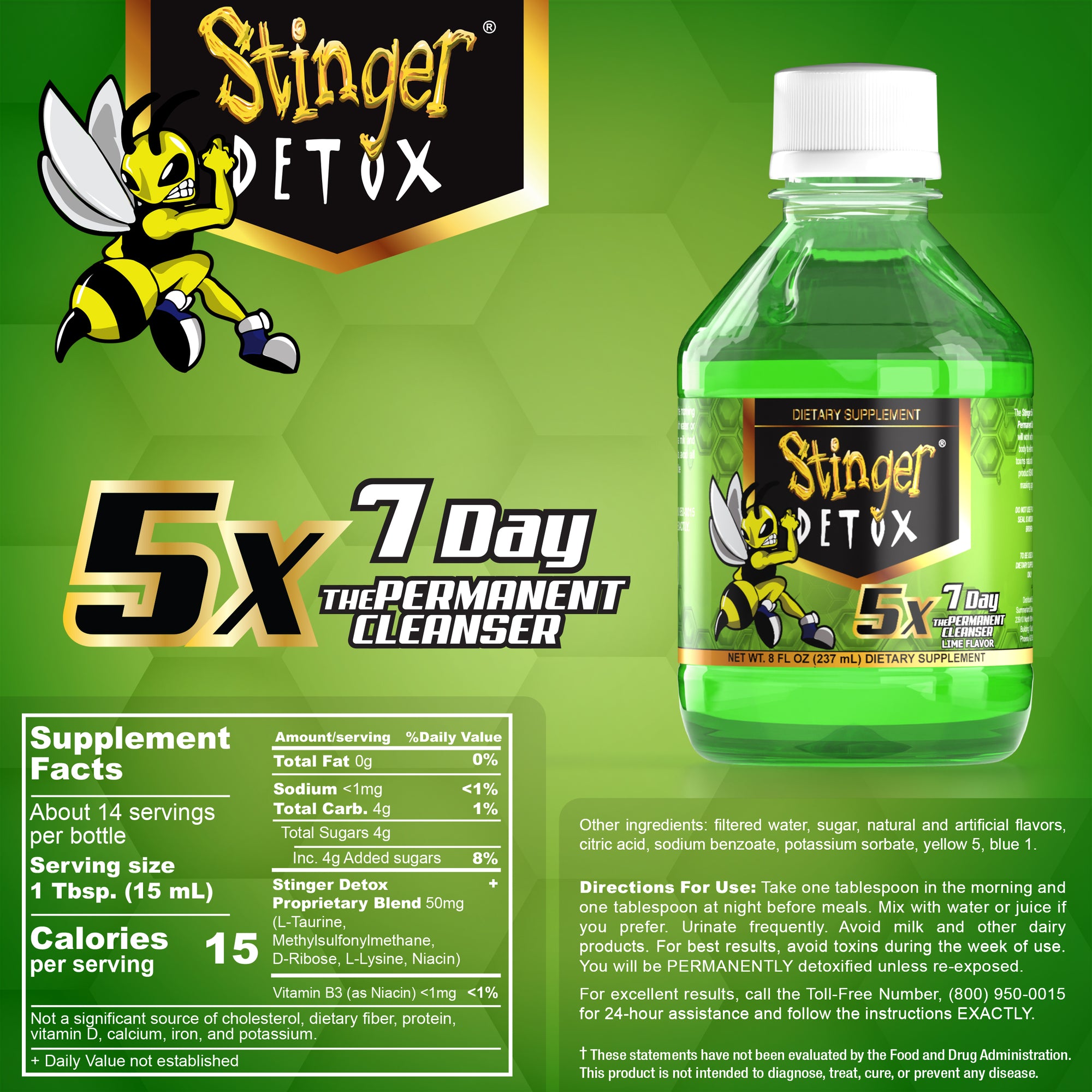 5X 7-Day Permanent Cleanser