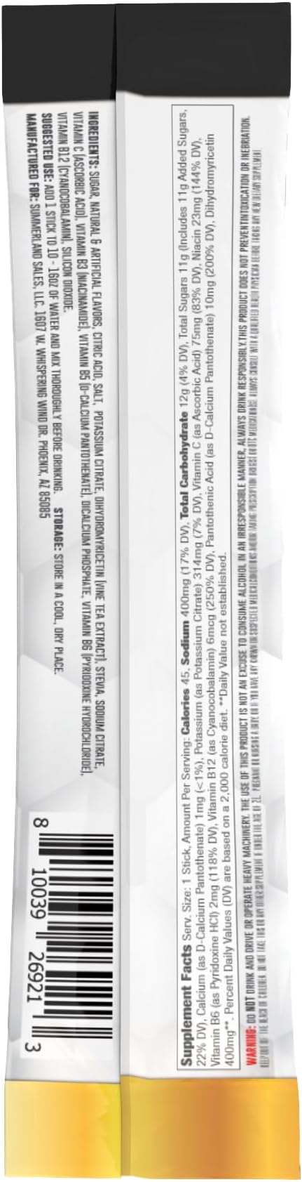 Anti-Buzz Drink Mix | Post-Celebration Relief, Hydration & Multivitamin | 6-Pack