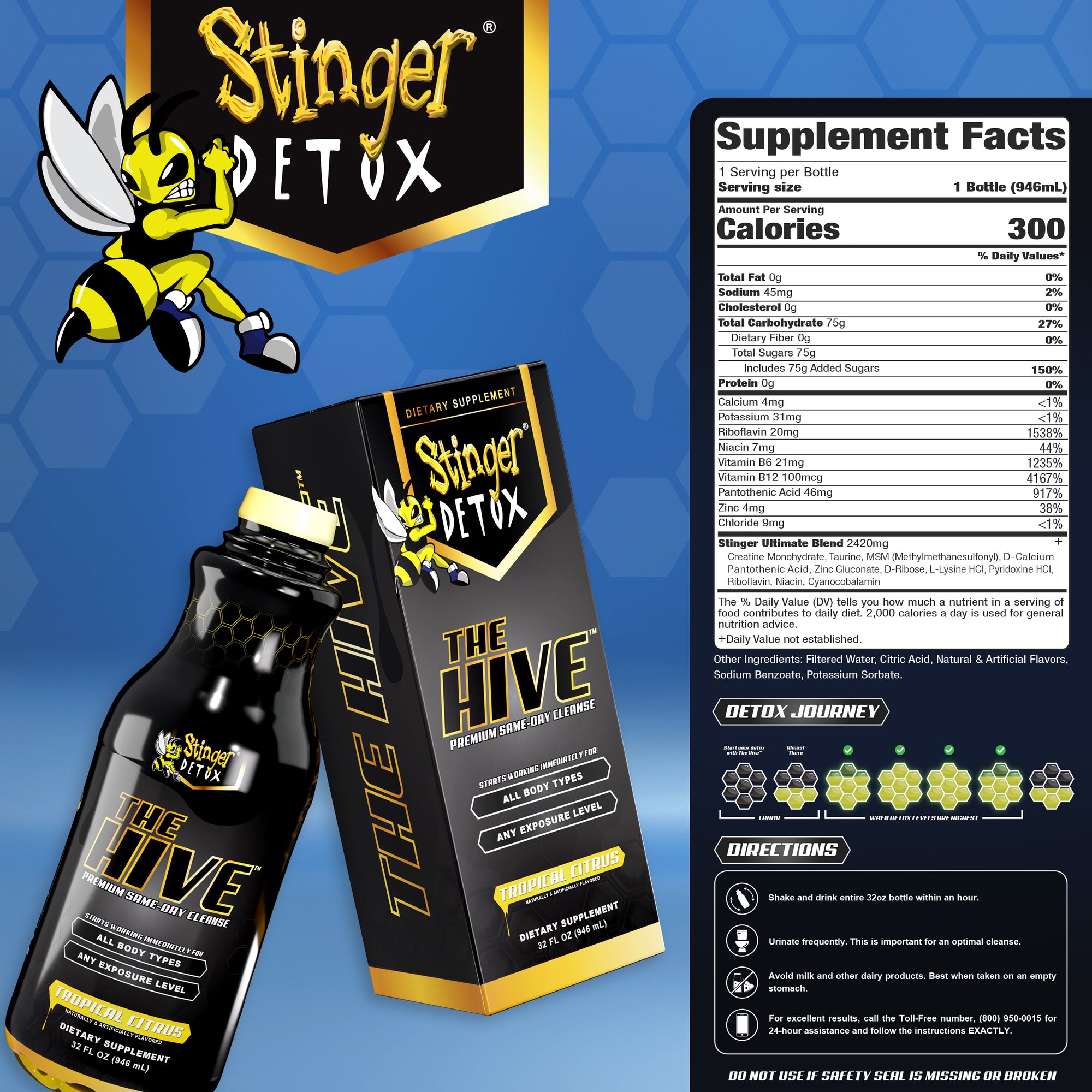 The Hive | Premium Same-Day Cleanse | 32oz.