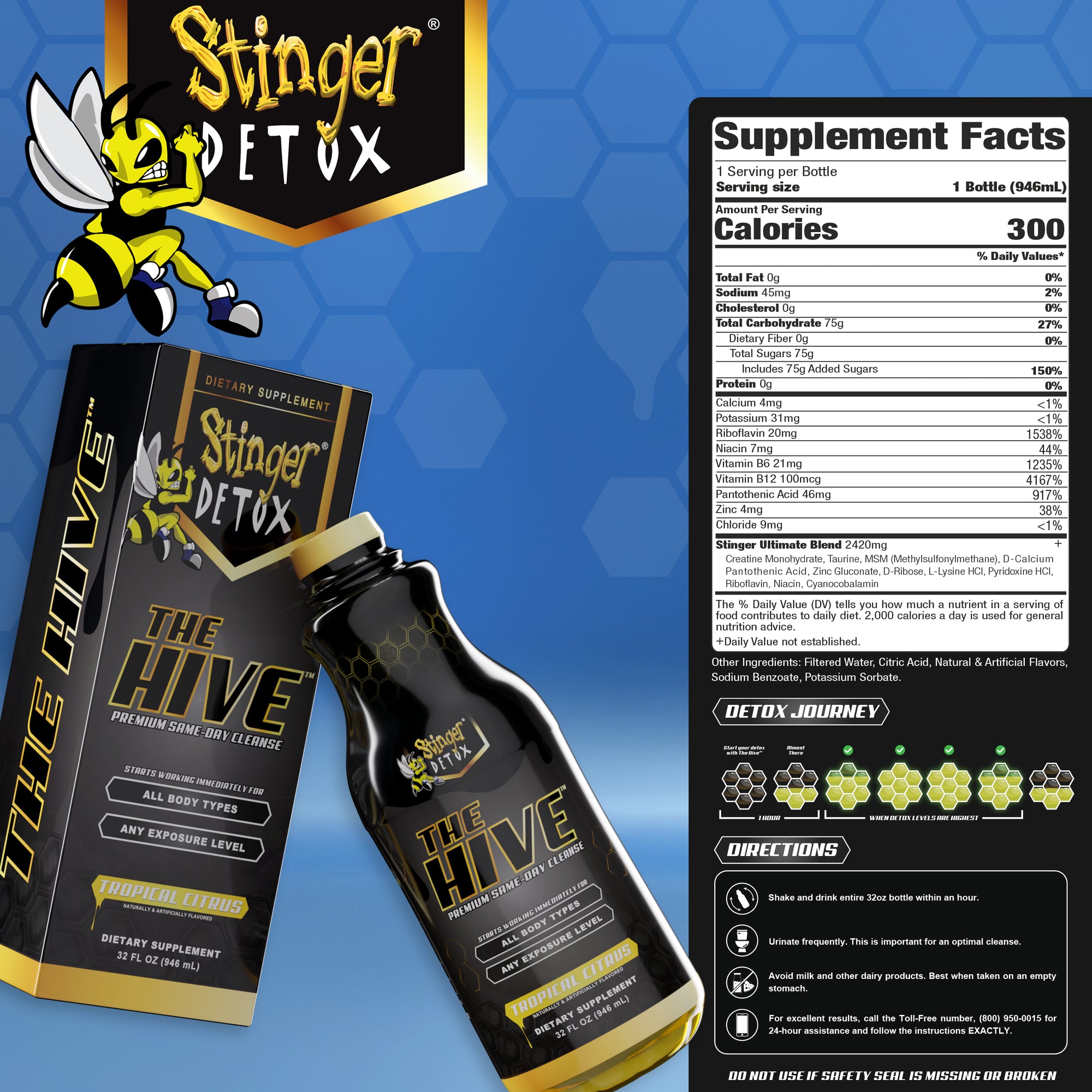The Hive | Premium Same-Day Cleanse | 32oz.