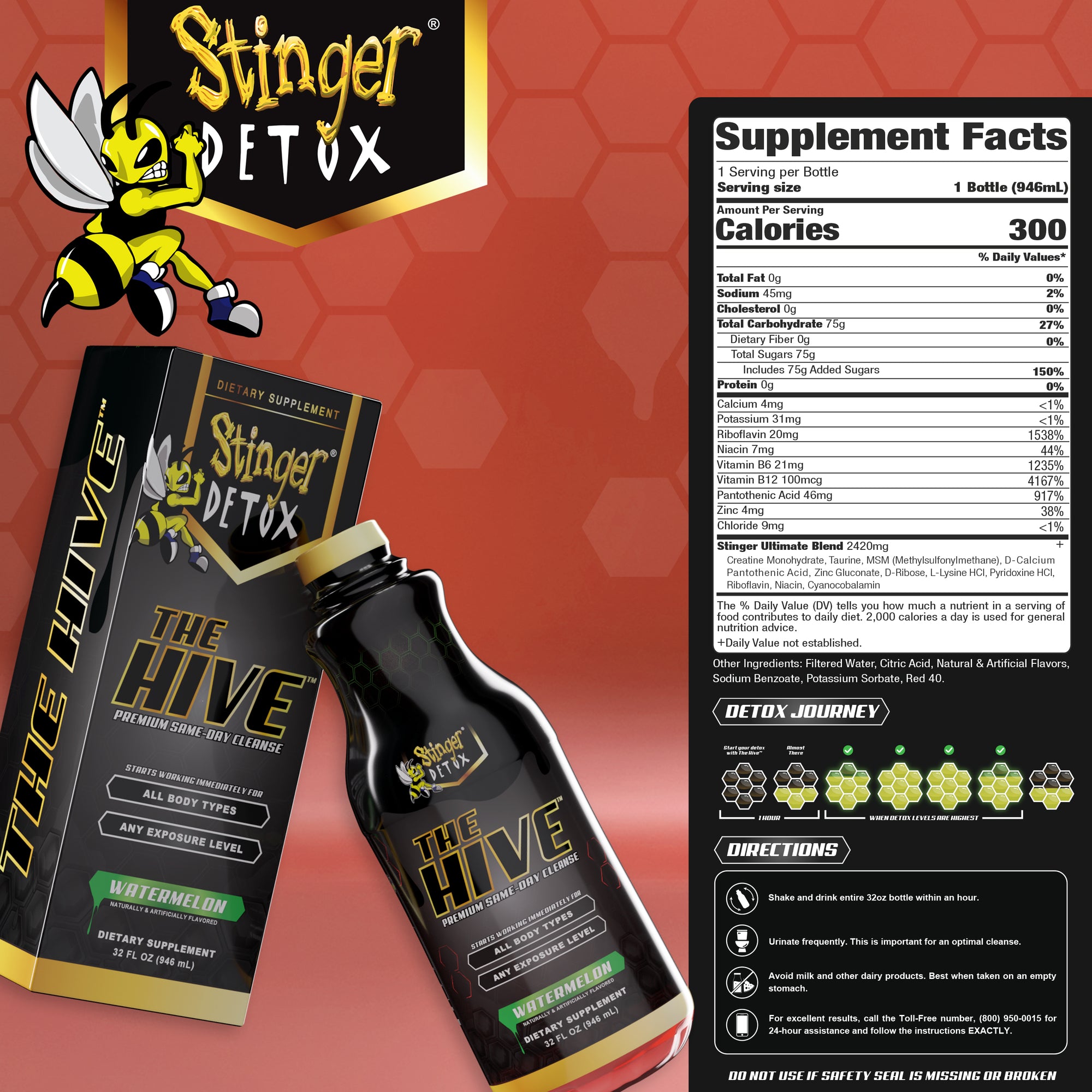 The Hive | Premium Same-Day Cleanse | 32oz.