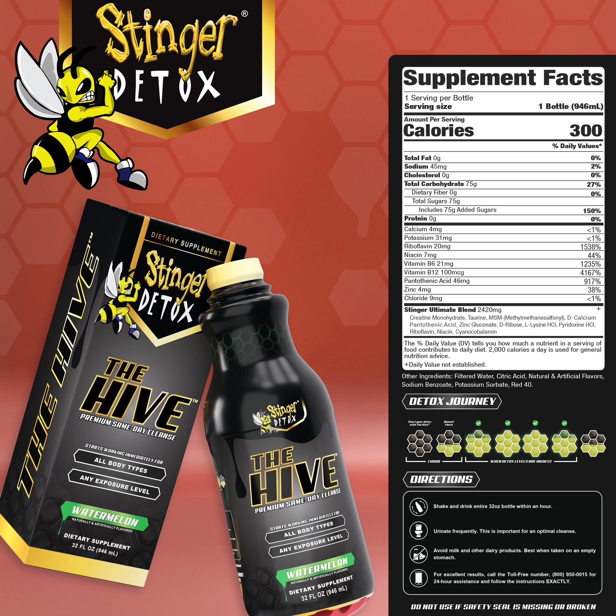 The Hive | Premium Same-Day Cleanse | 32oz.