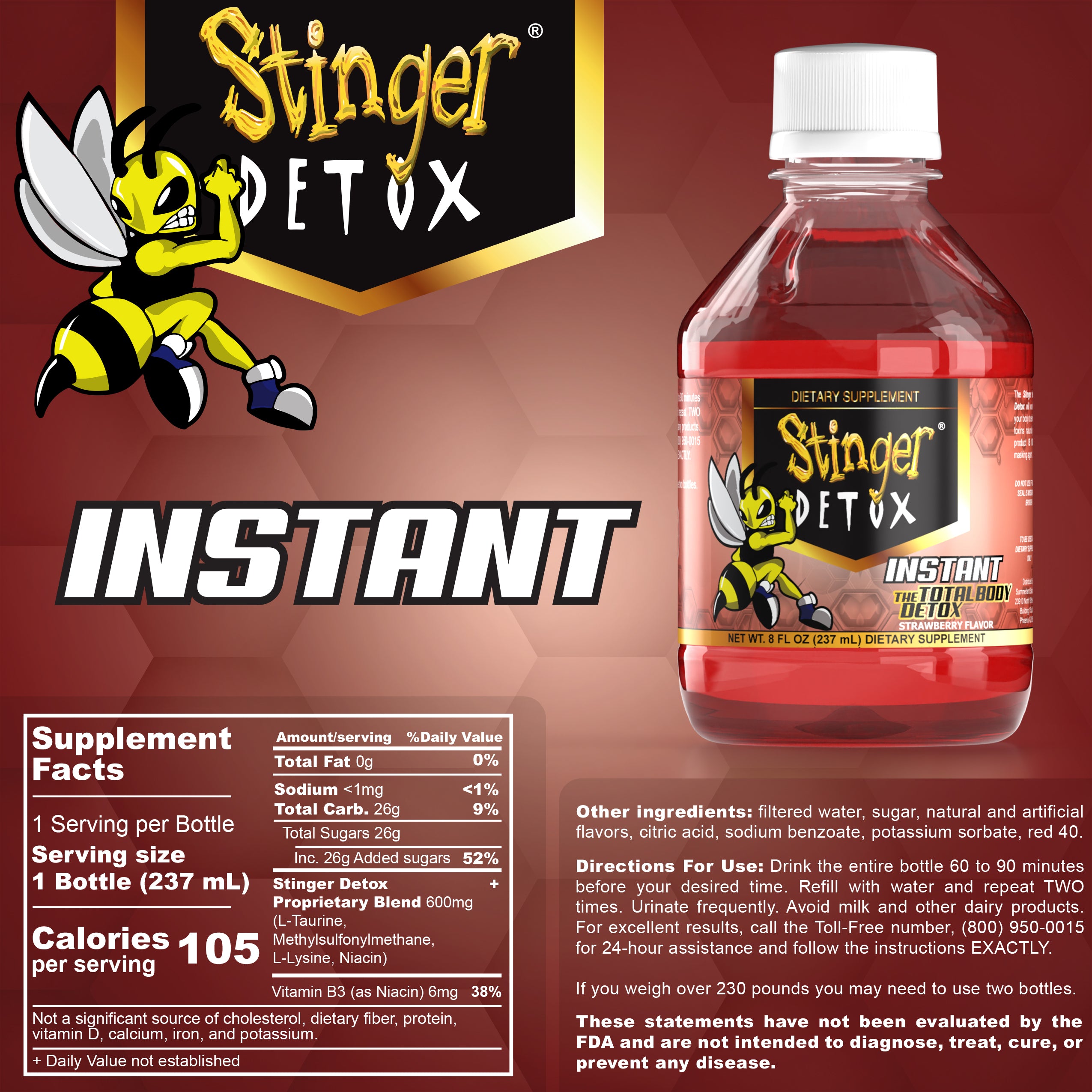 Stinger Anti-Buzz  Hangover Prevention & Liver Function Support